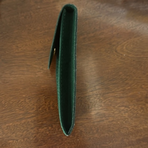 Rolex Watch Storage Travel Service Pouch Green Suede Authentic Genuine - Picture 4 of 7